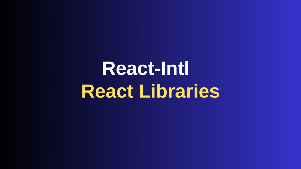 react-intl